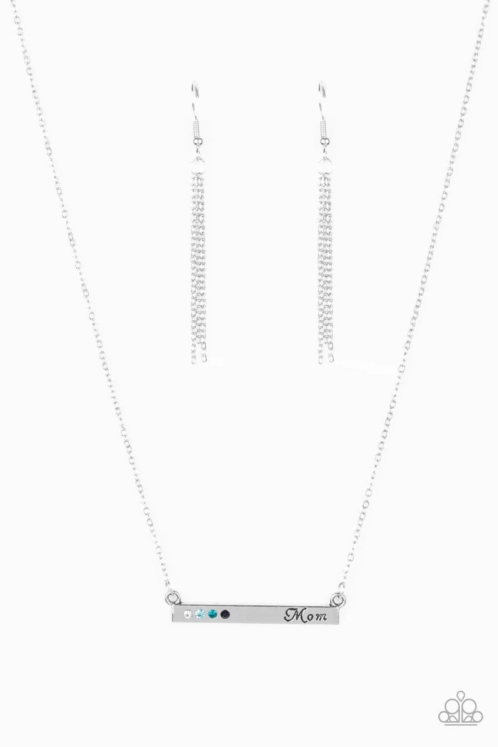 Paparazzi Accessories - Moms Do It Better - Blue necklace