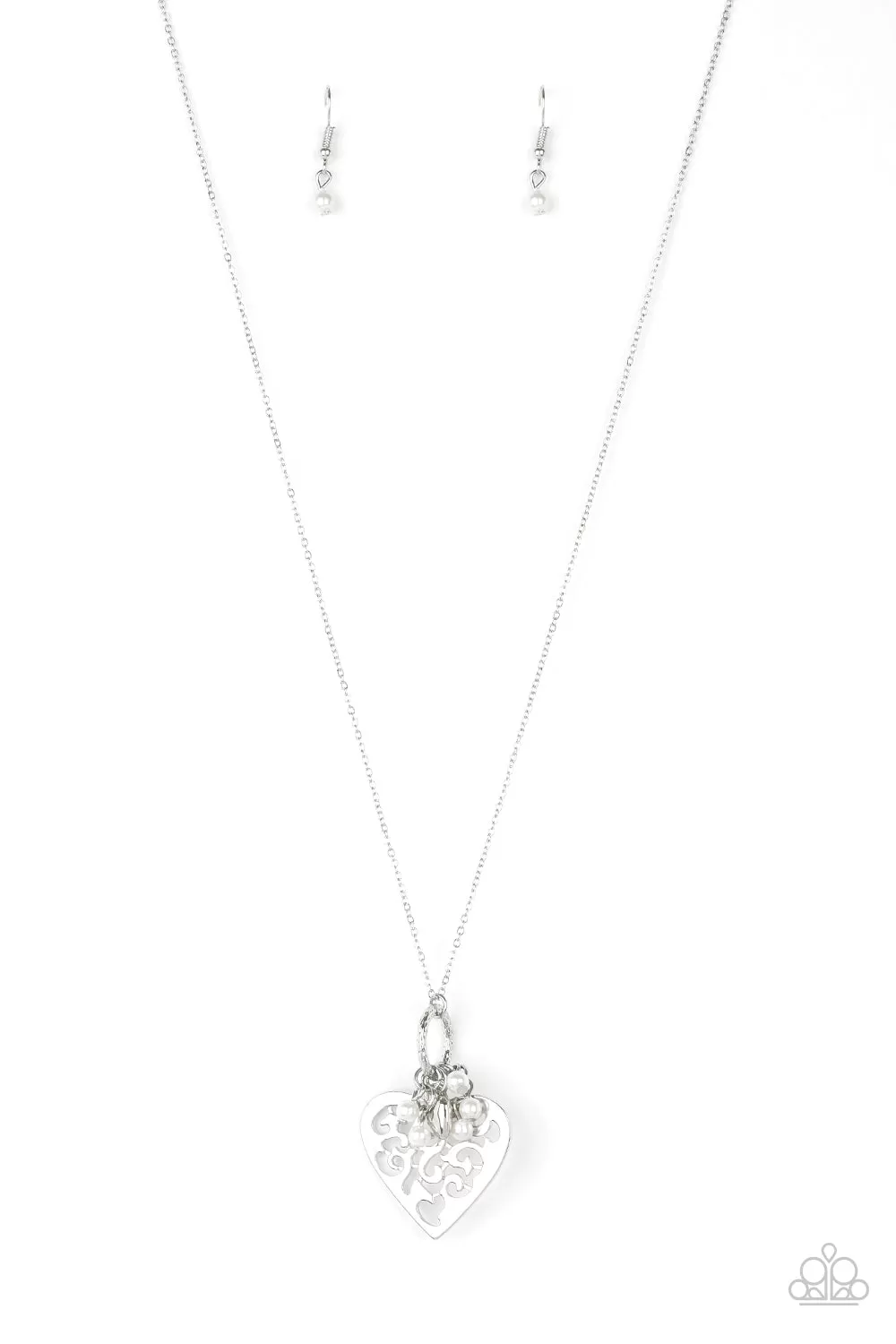 Paparazzi Accessories - Romeo Romance - White necklace