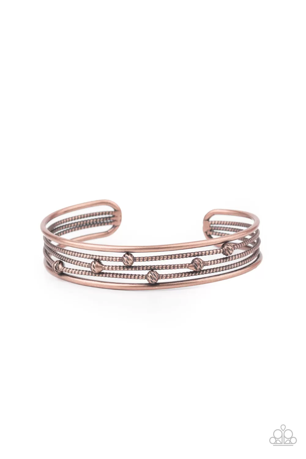 Paparazzi Extra Expressive - Copper Bracelet