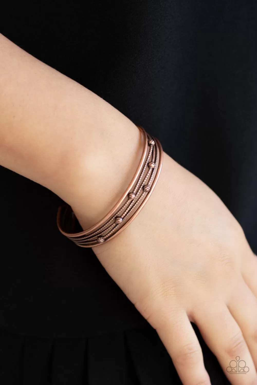 Paparazzi Extra Expressive - Copper Bracelet