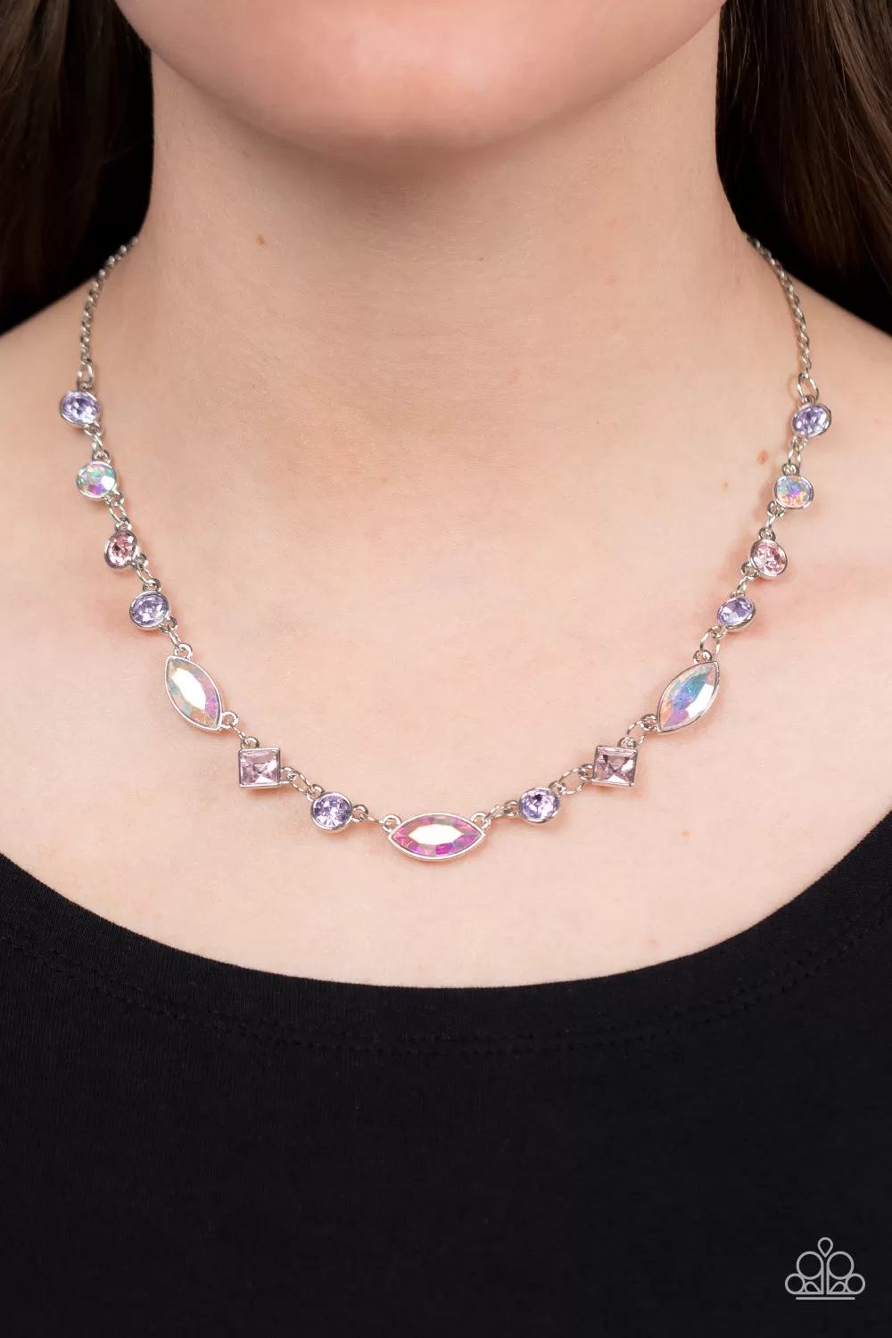 Paparazzi Irresistible HEIR-idescence - Multi Iridescent Necklace