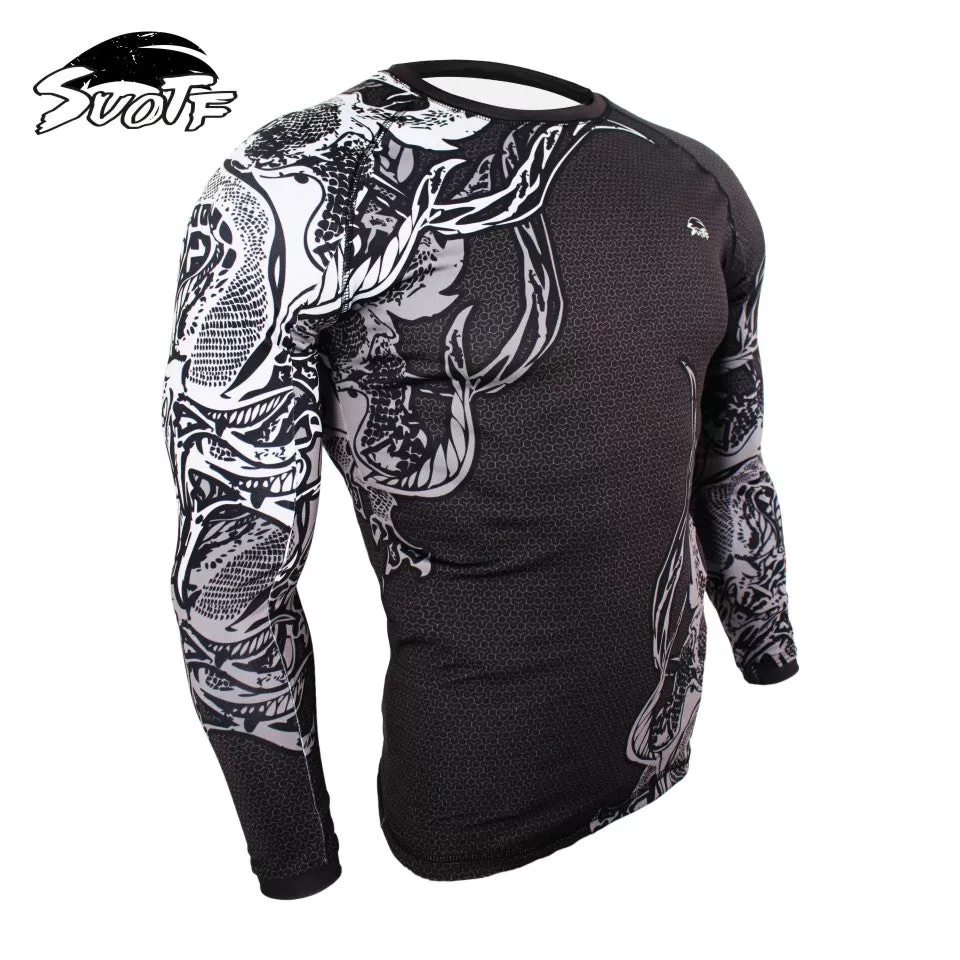 pattern sport training wear breathable clothing MMA boxing clothing