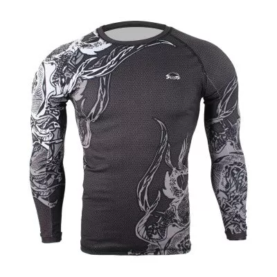 pattern sport training wear breathable clothing MMA boxing clothing