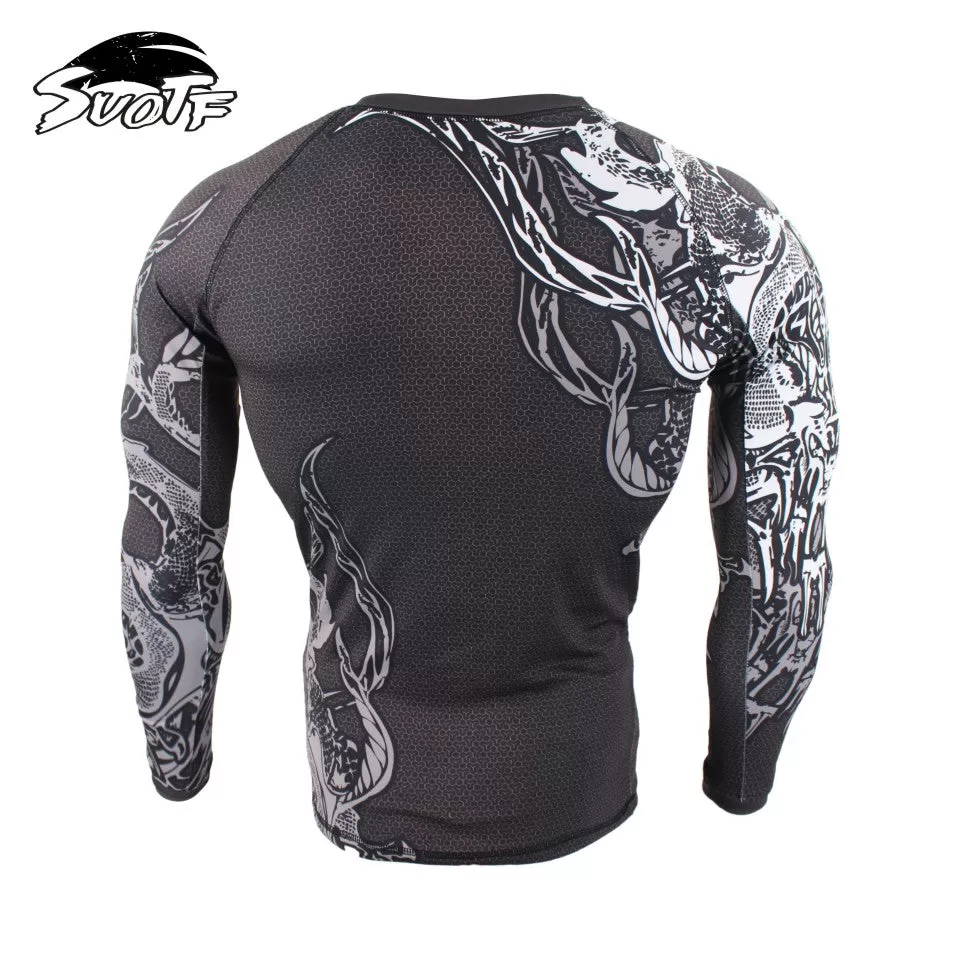 pattern sport training wear breathable clothing MMA boxing clothing