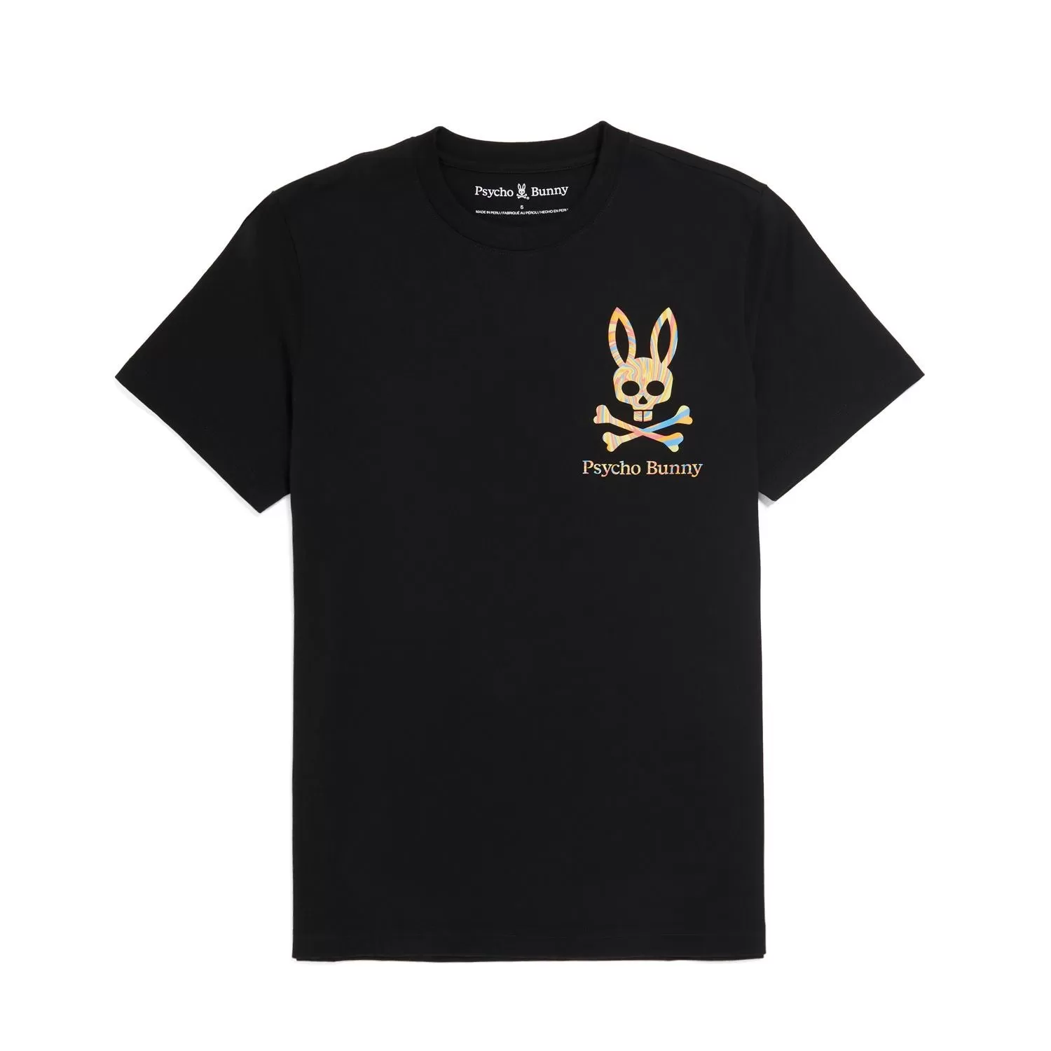 Psycho Bunny Porter Graphic Tee - Black