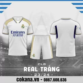 Quần áo bóng đá Real Madrid Cp Win Sport 2023-24