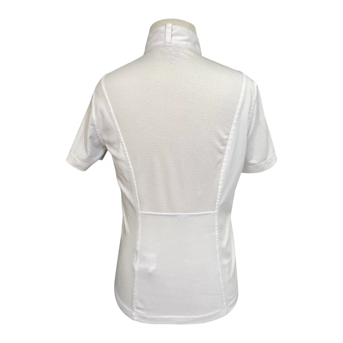 Riding Sport Essential Short Sleeve Show Shirt in White - Children's Large