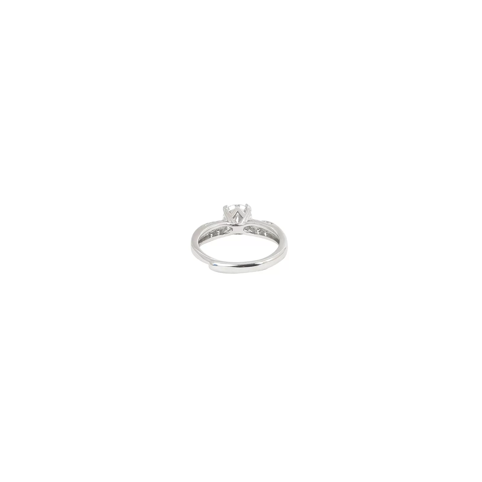 Rora Square Cut Silver Ring