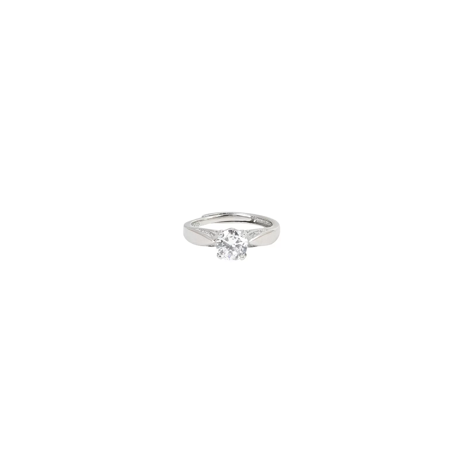 Rora Square Cut Silver Ring