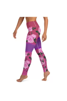 Rose Kimono Solid OC Nelly Chan Inspired Yoga Leggings