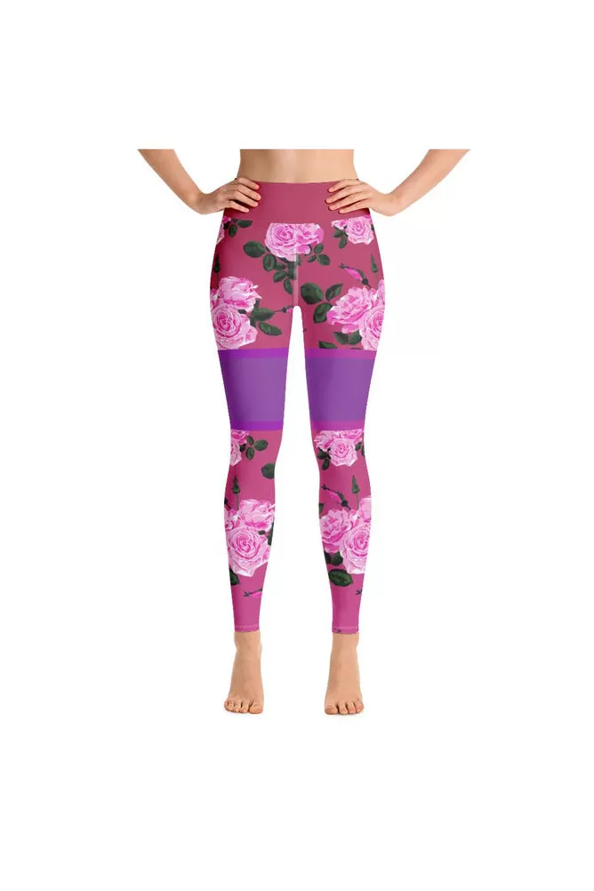 Rose Kimono Solid OC Nelly Chan Inspired Yoga Leggings