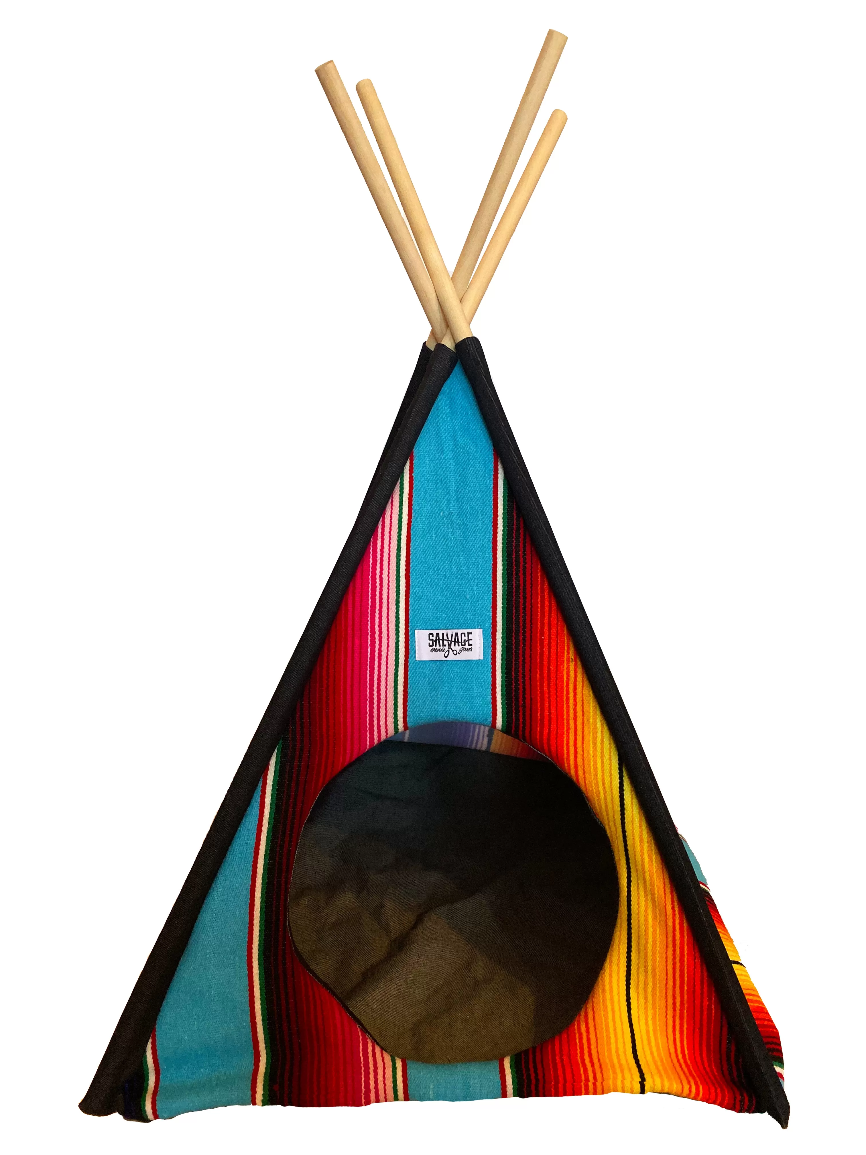 Saltillo Serape Tipi Casita- Tan