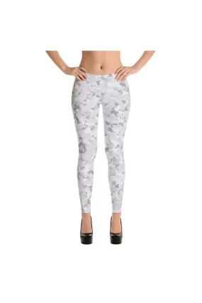 Shades of Gray Camouflage Leggings