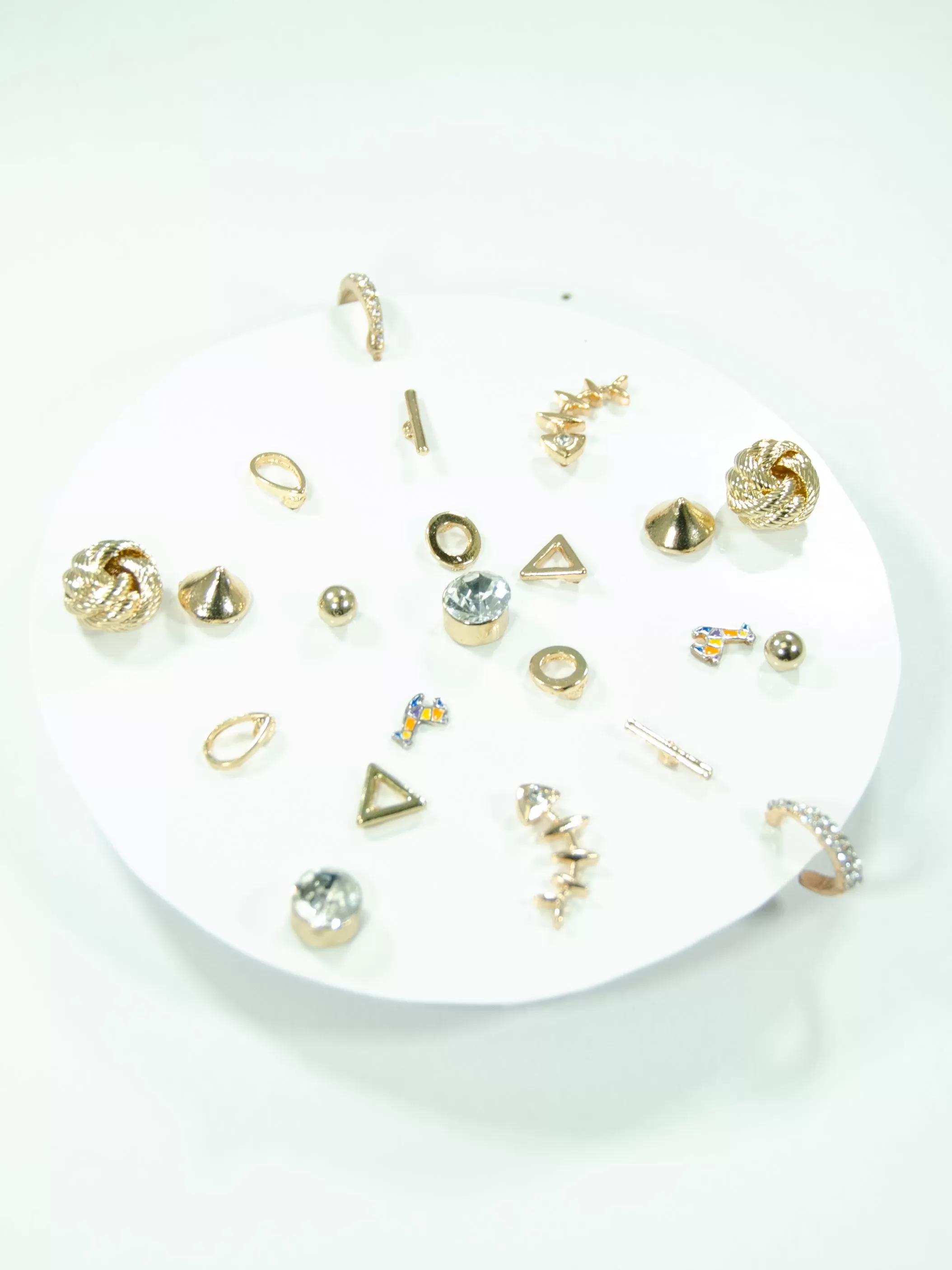 Snowflake Mix   Match Stud Earrings Set (11 Pack)