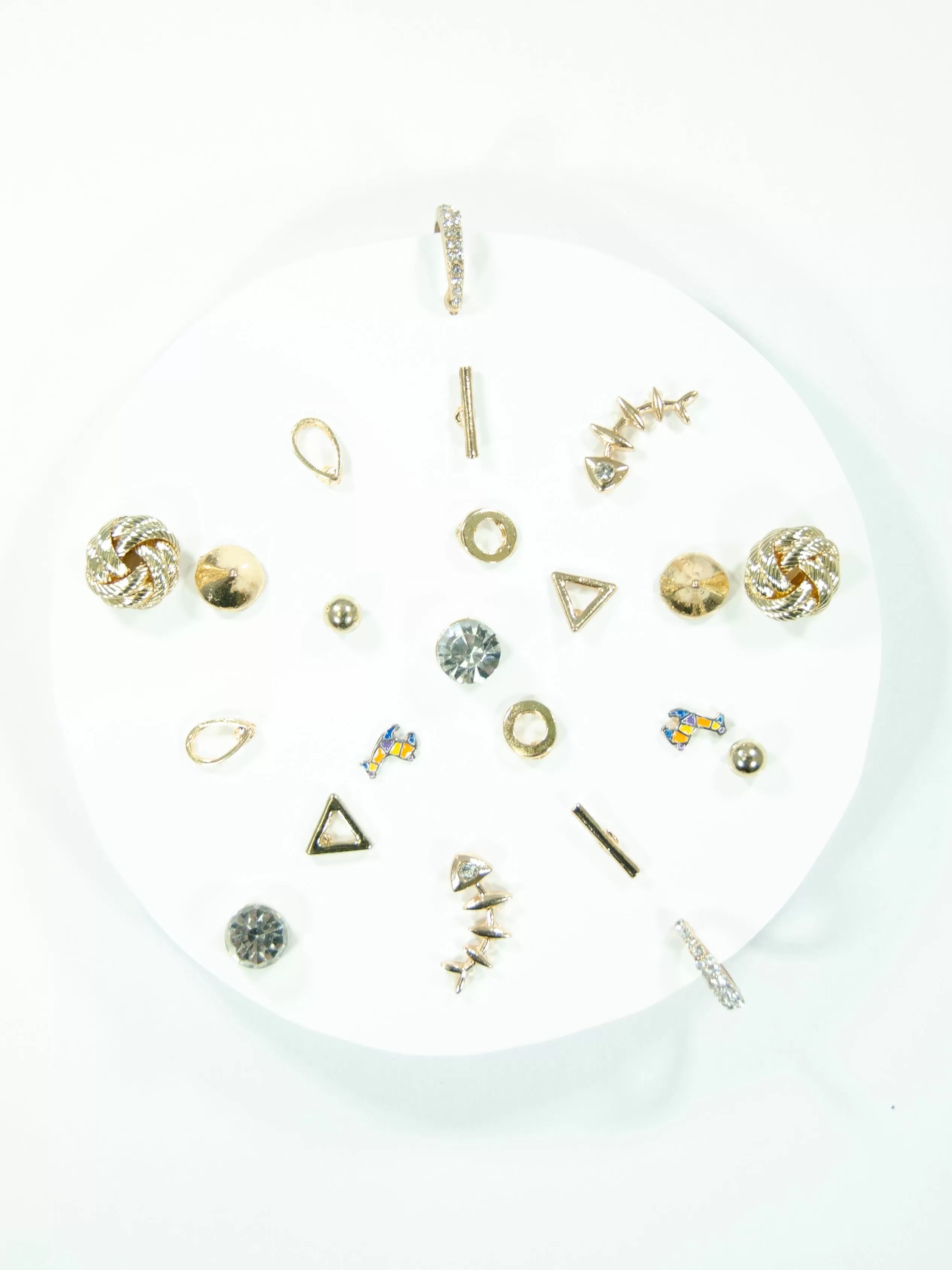 Snowflake Mix   Match Stud Earrings Set (11 Pack)