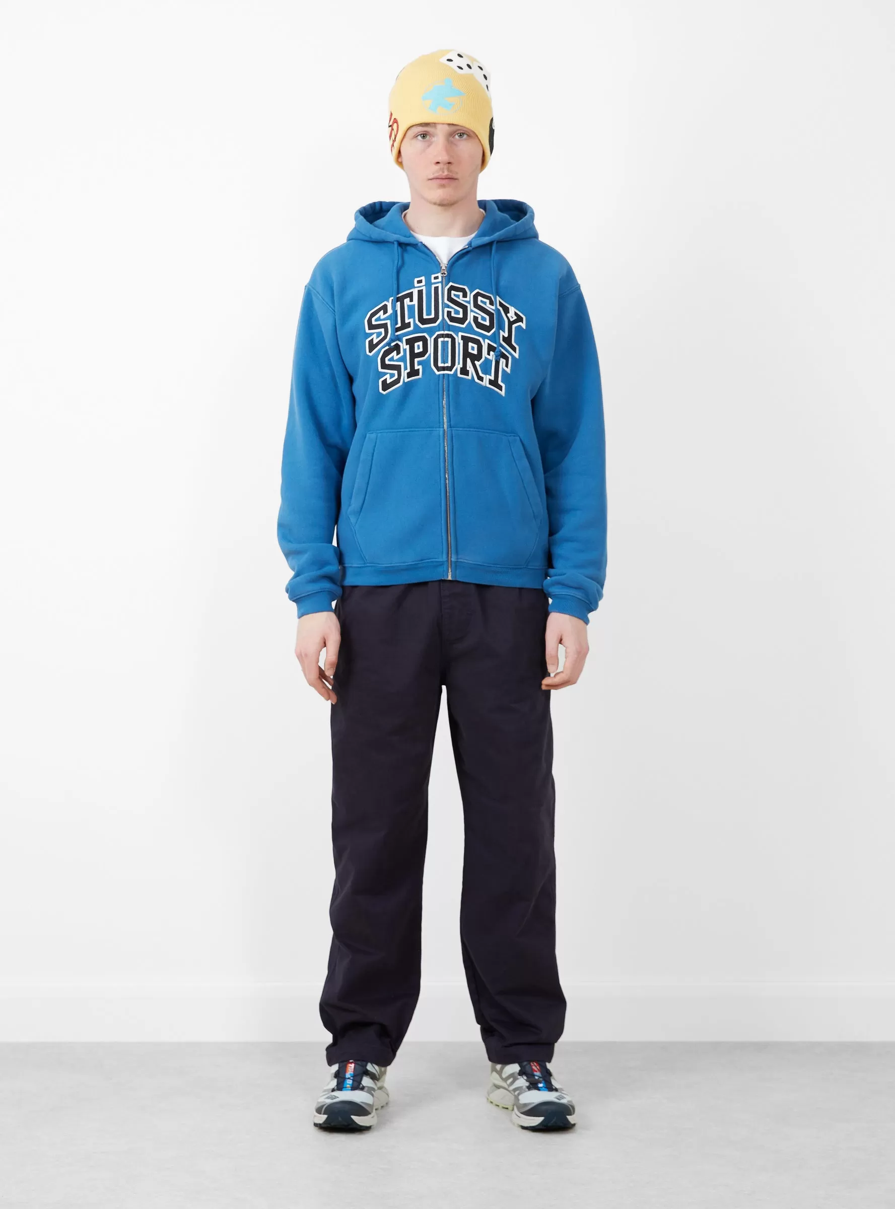 Sport Zip Hoodie Blue