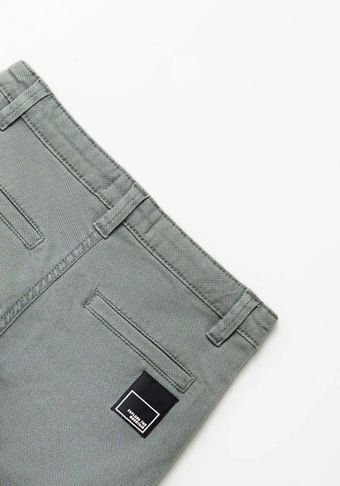 Straight Cargo Trousers - Green