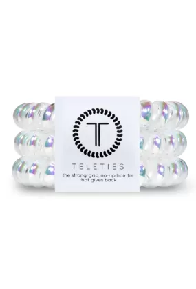 TELETIES Large Hair Ties - Peppermint