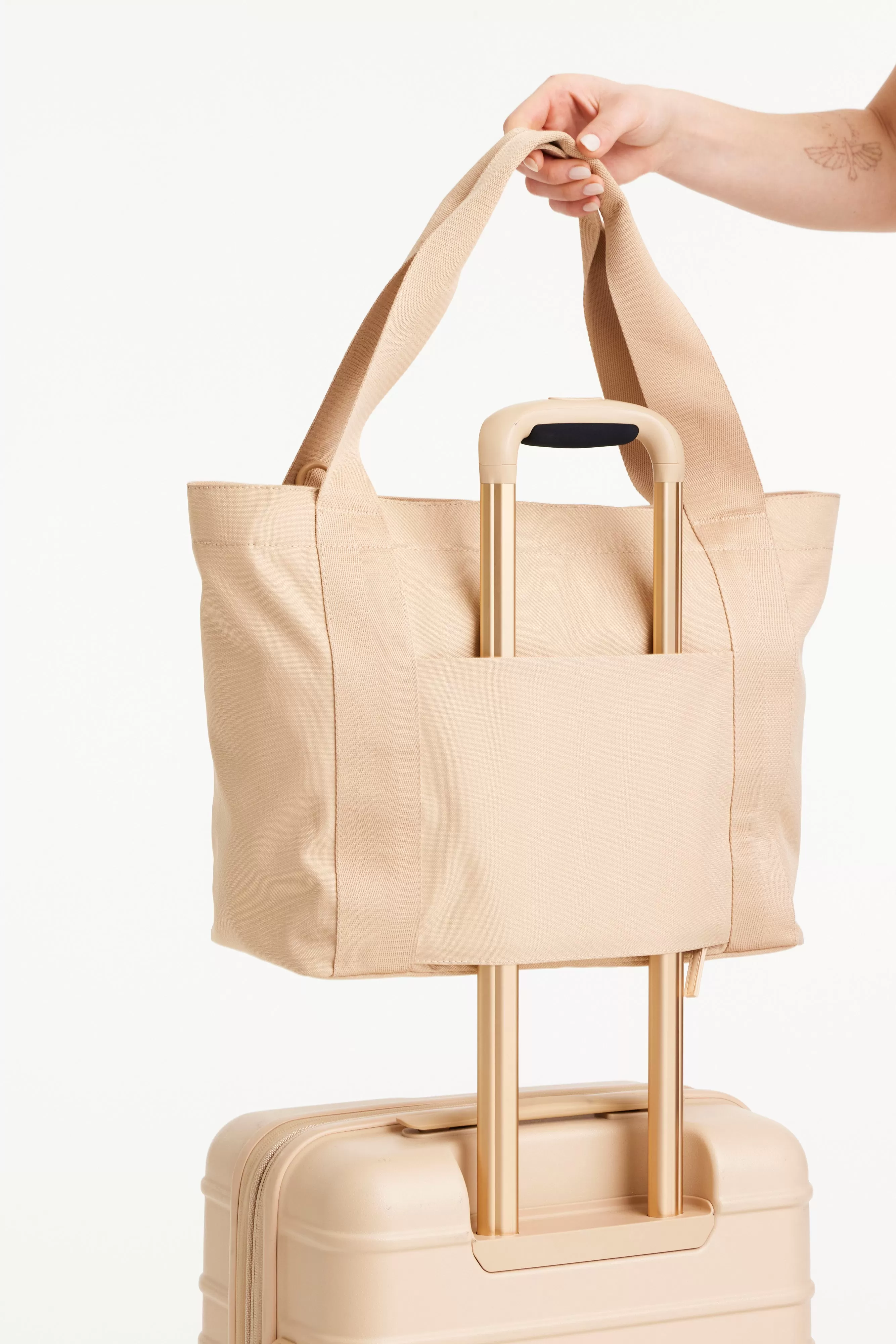 The BISics Tote in Beige