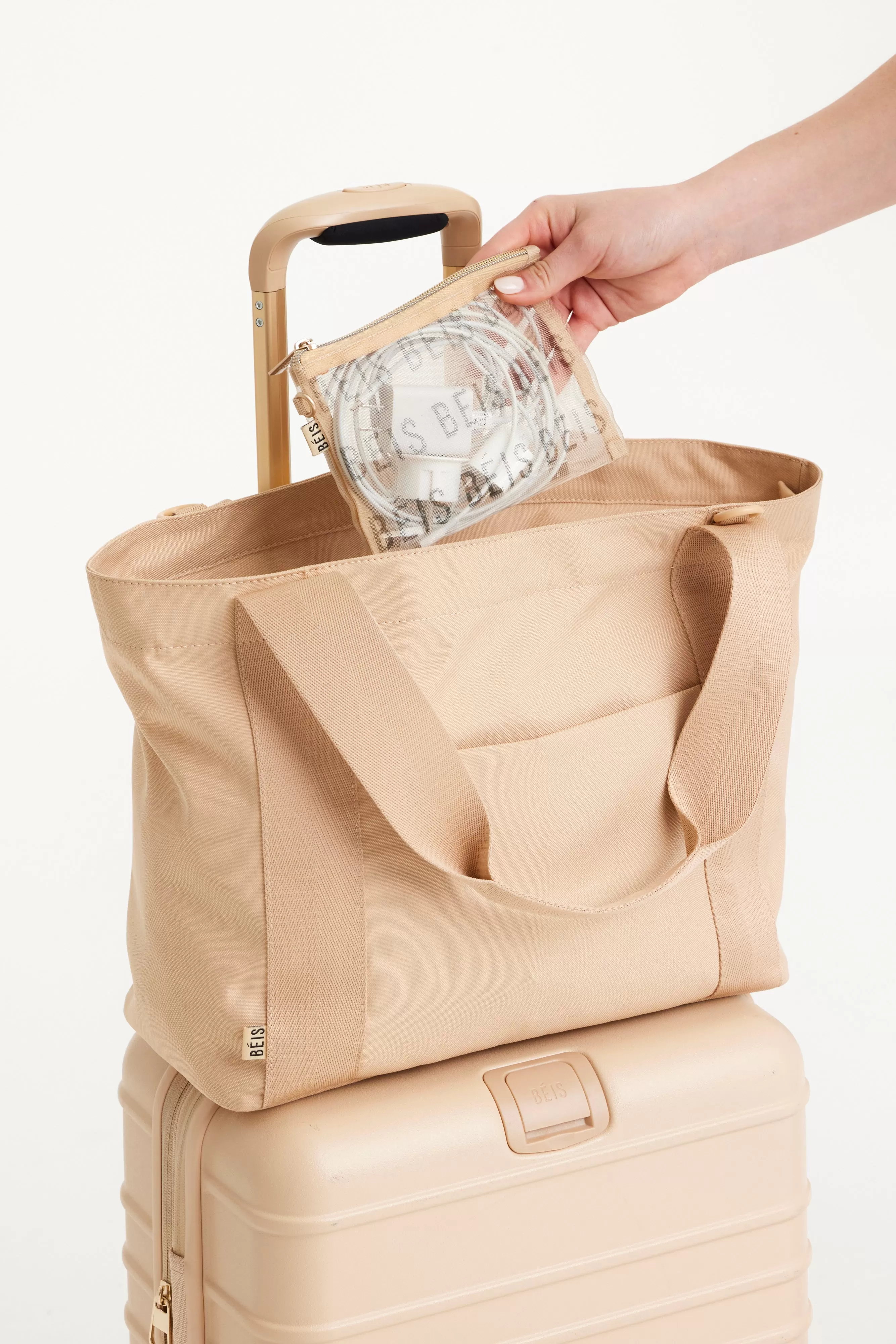 The BISics Tote in Beige