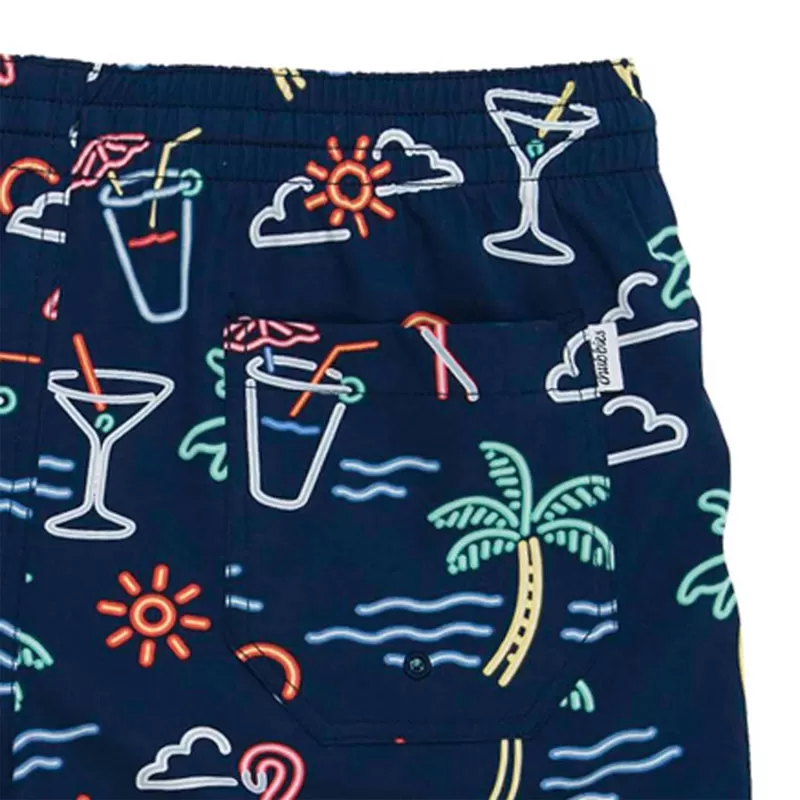 The Neon Lights 5.5 inch Swim Shorts