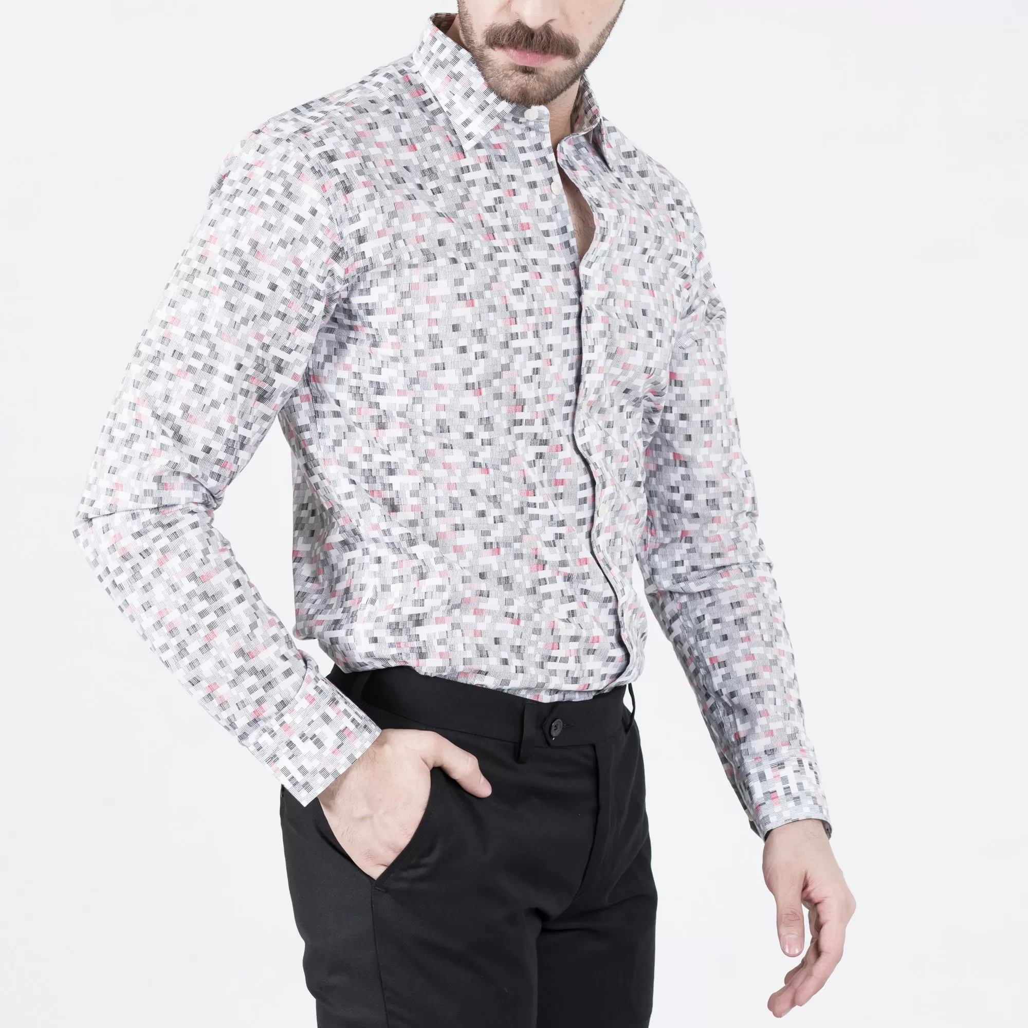 White Noise Formal Shirt