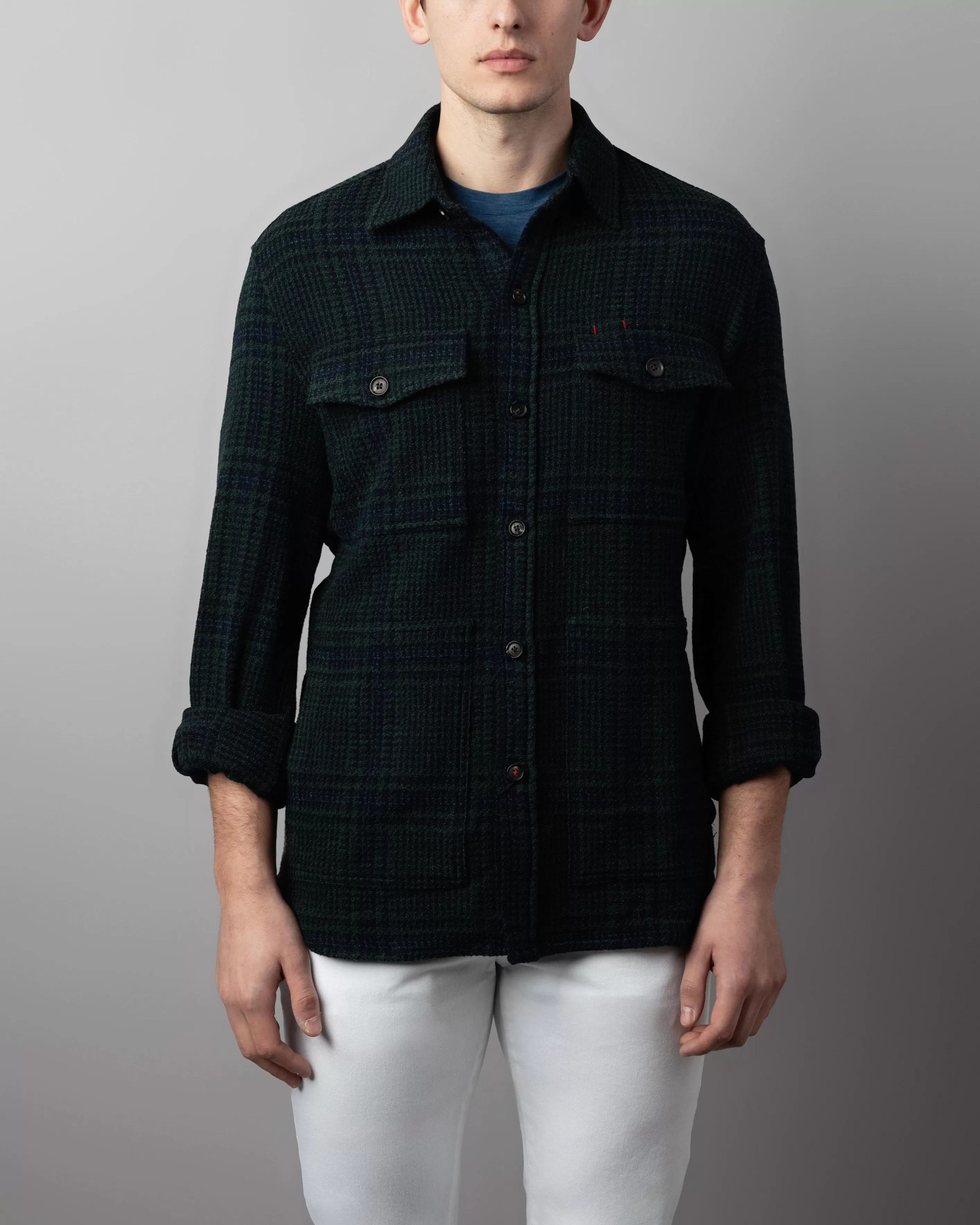 Windowpane Overshirt