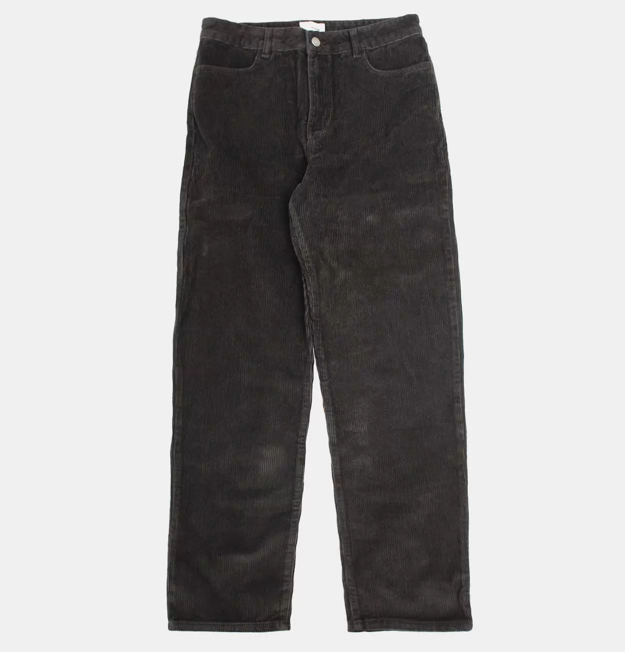 Wood Wood Harold Corduroy Trousers in Dark Green