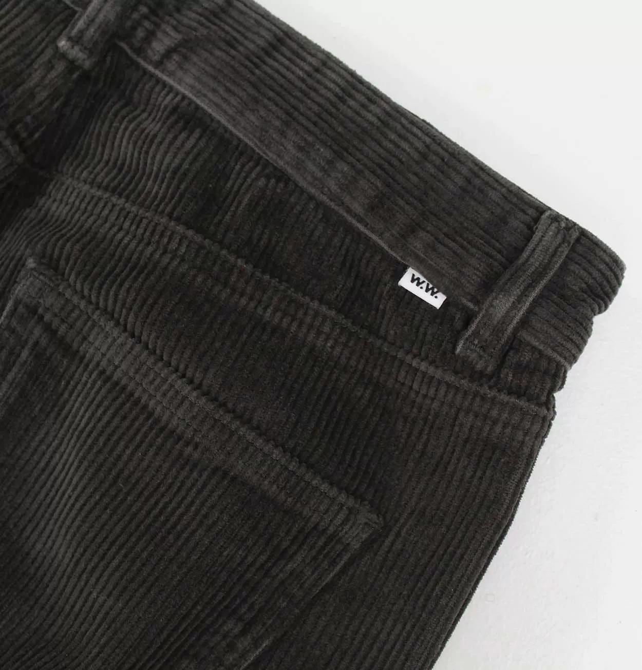 Wood Wood Harold Corduroy Trousers in Dark Green