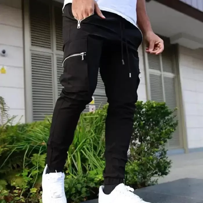 ’Zip Pocket Cargo Pants: