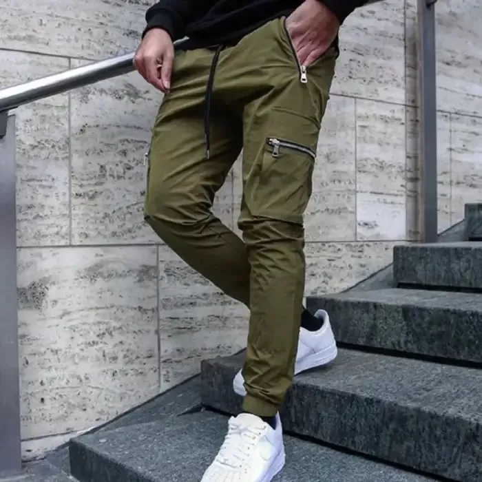 ’Zip Pocket Cargo Pants: